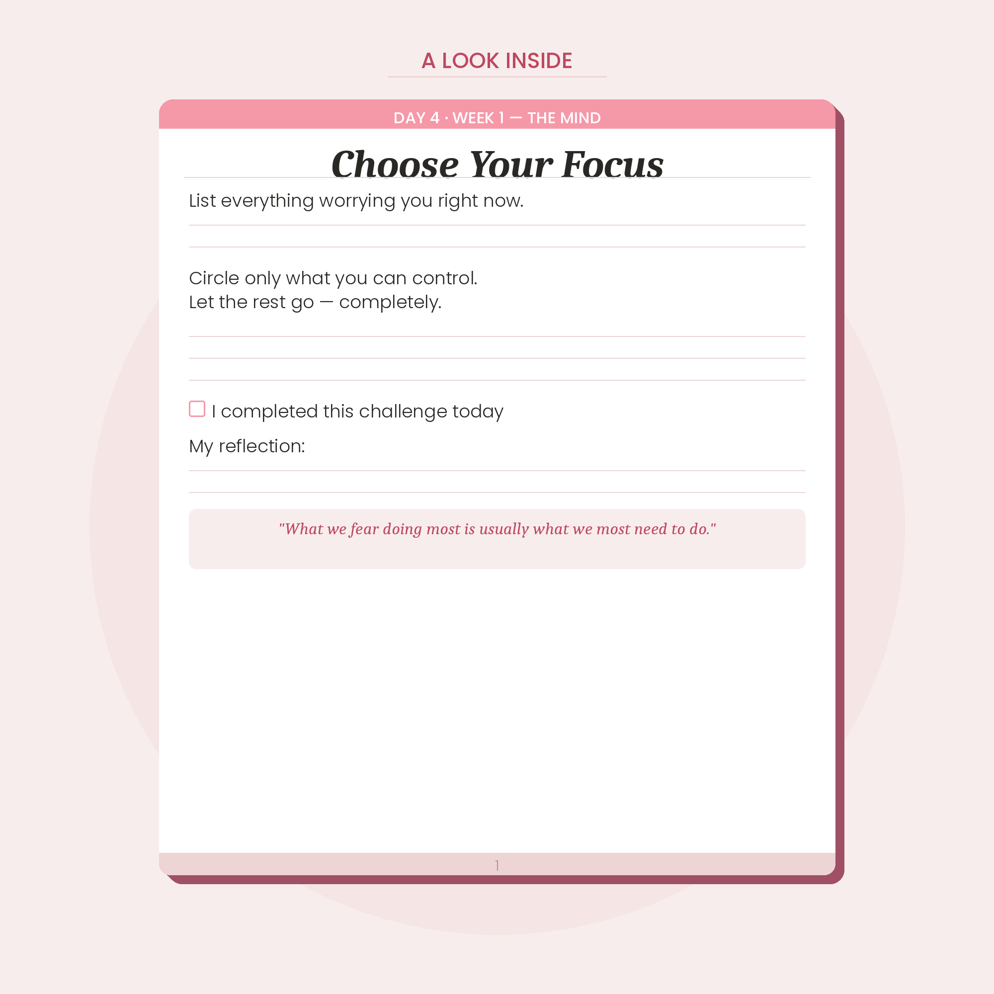 30-Day Stoic Challenge Tracker — Daily Practices for Women