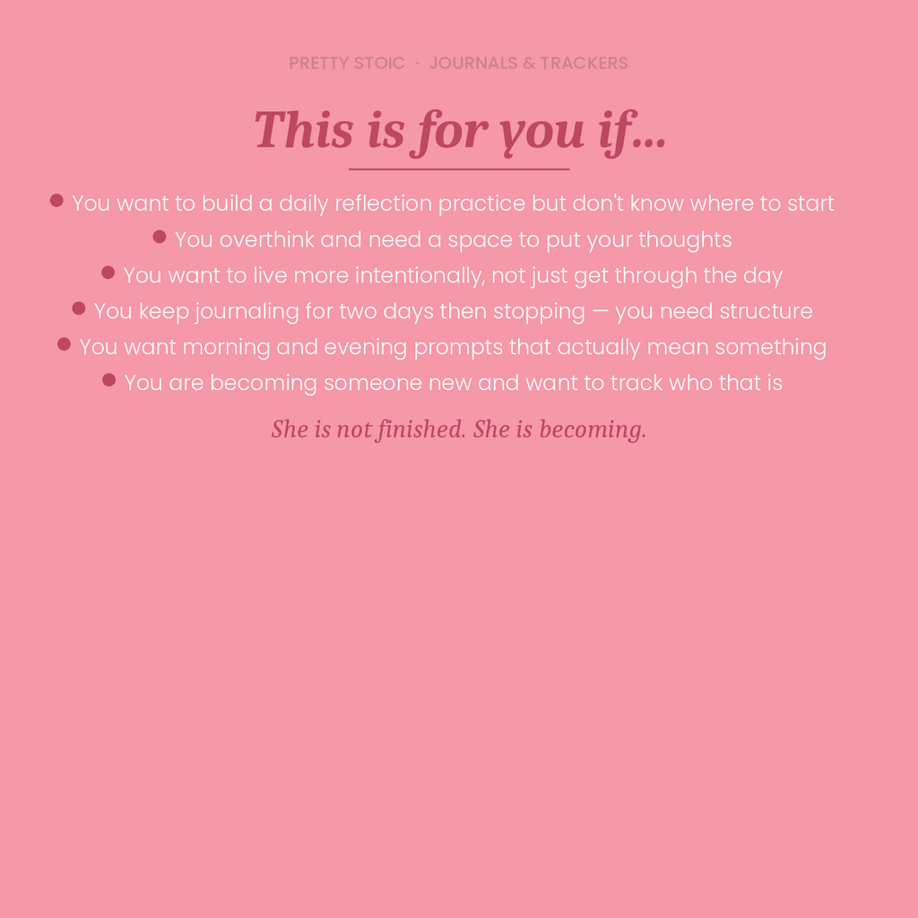 Daily & Weekly Journal — 4-Week Guided Journal for Women