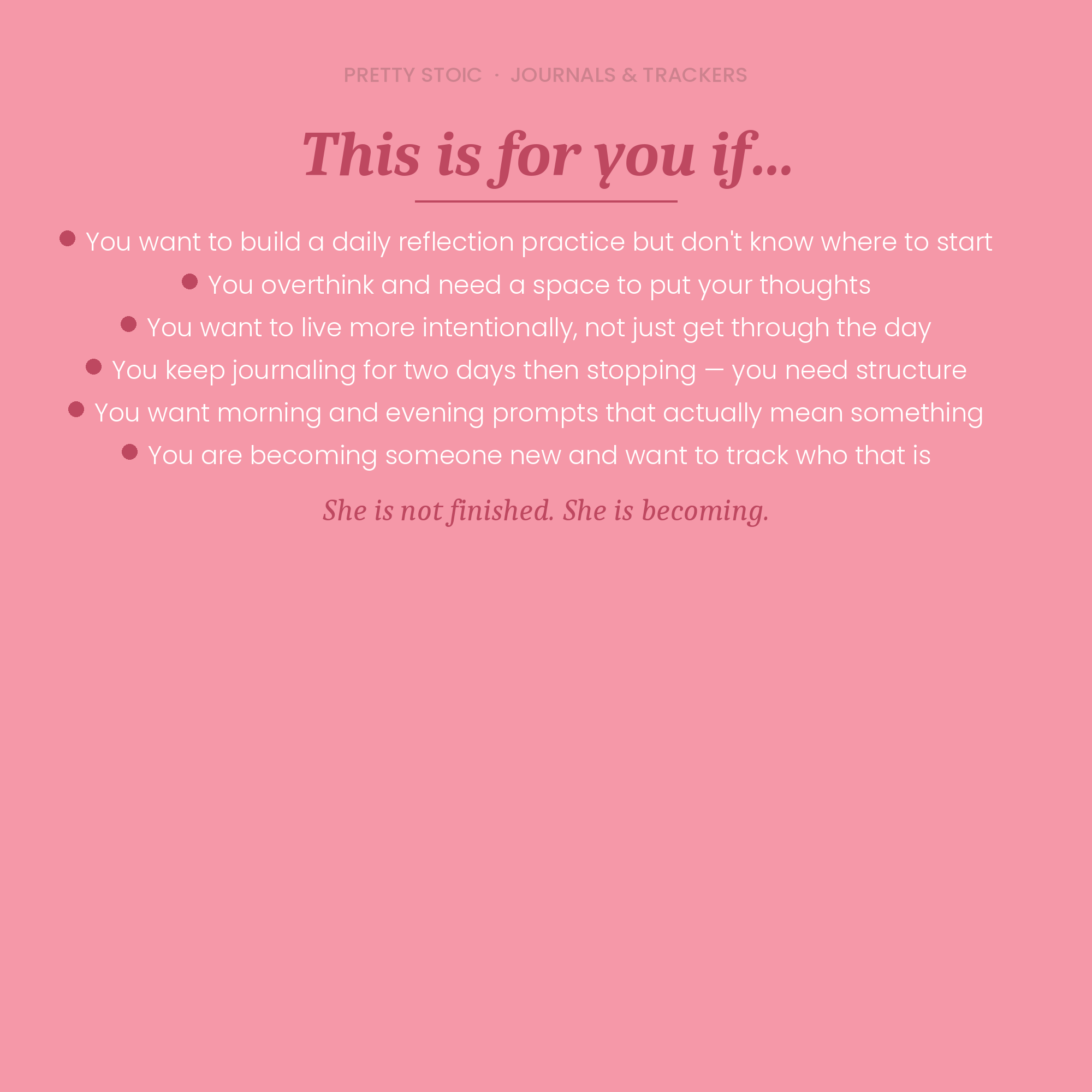 Daily & Weekly Journal — 4-Week Guided Journal for Women