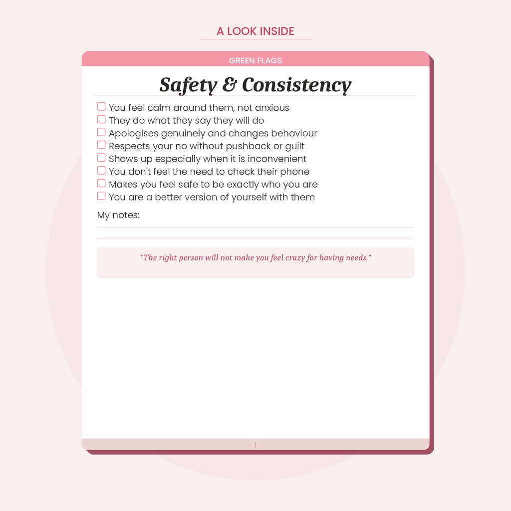 Red Flags & Green Flags — A Stoic Checklist for the Discerning Woman