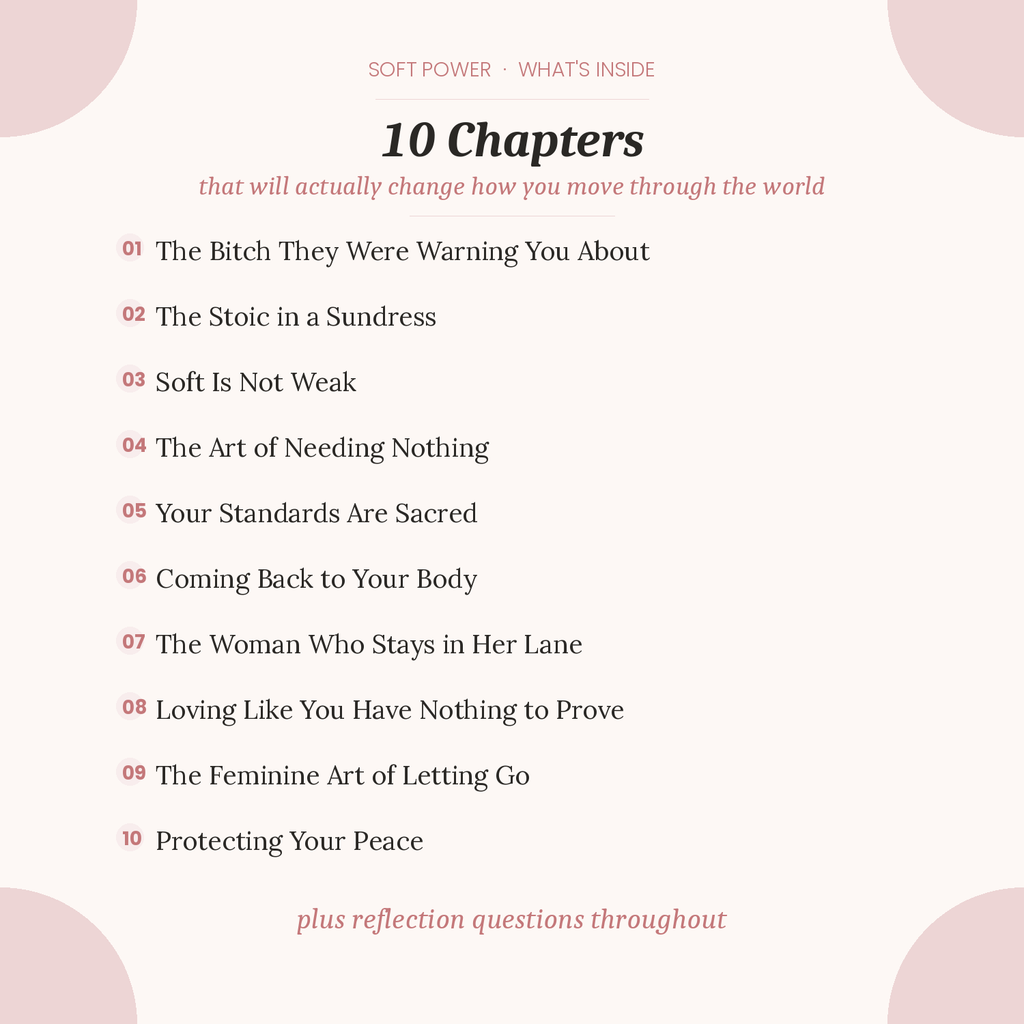 Soft Power — A Woman's Guide to Stoicism, Feminine Energy & Knowing Your Worth