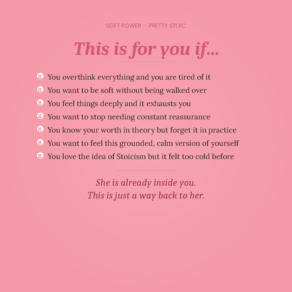 Soft Power — A Woman's Guide to Stoicism, Feminine Energy & Knowing Your Worth