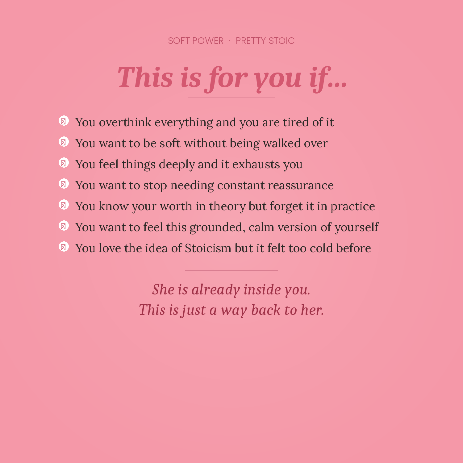 Soft Power — A Woman's Guide to Stoicism, Feminine Energy & Knowing Your Worth