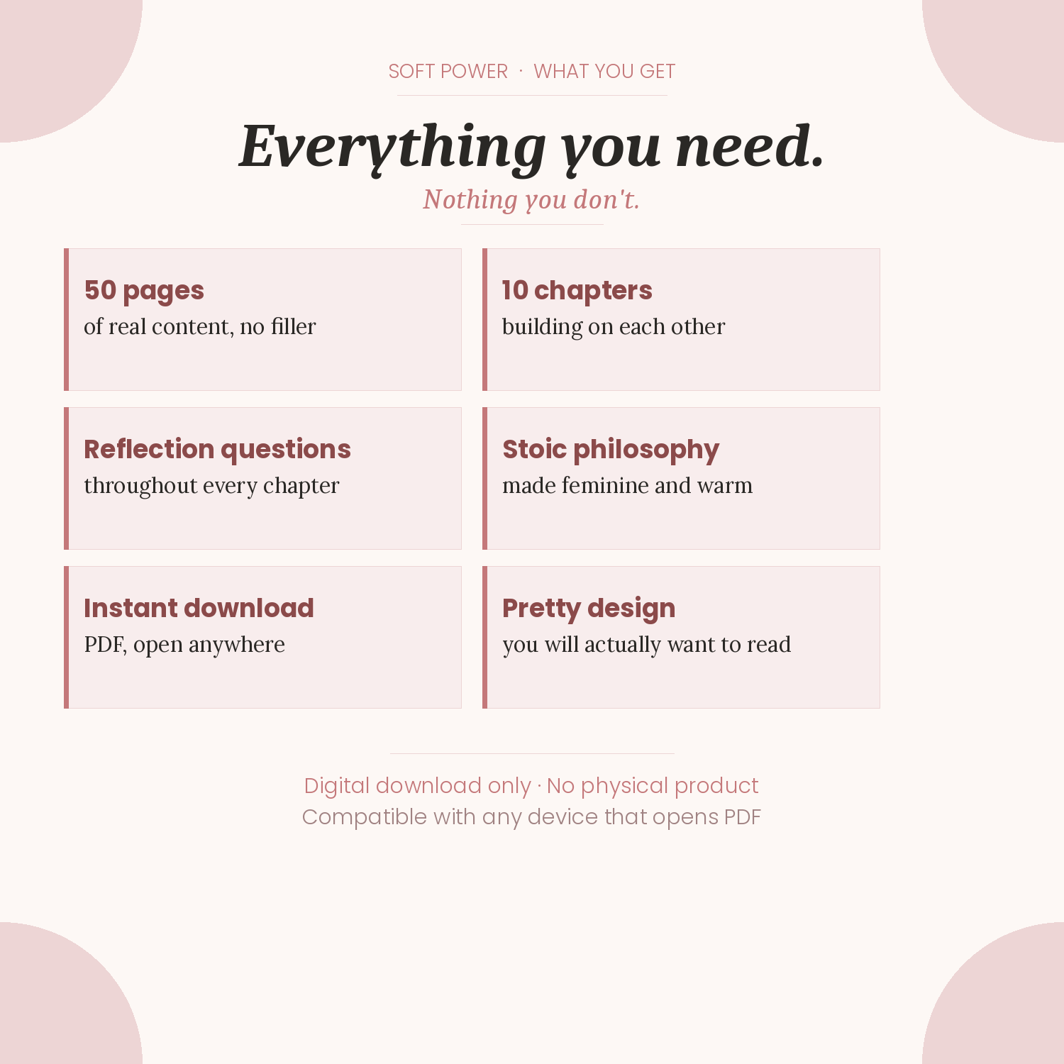 Soft Power — A Woman's Guide to Stoicism, Feminine Energy & Knowing Your Worth